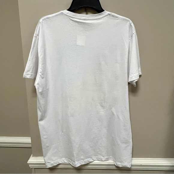 Violets Are Blue Sz S Tulum Mexico 🇲🇽 T Shirt NWT White Blue Yellow & Pink - Picture 2 of 4